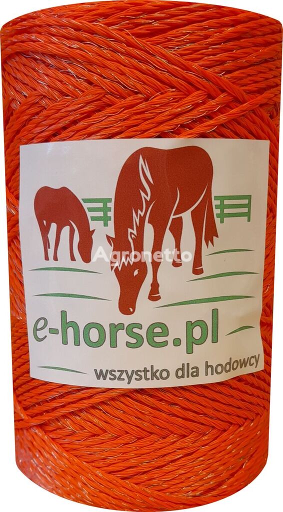E-HORSE plecionka ogrodzeniowa pomarańczowa 500 m pet supplies