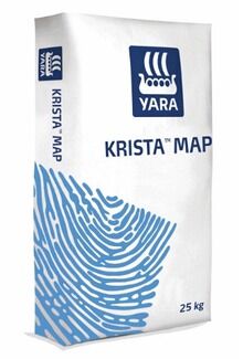 Yara Krista MAP monoammonium phosphate 12-61-0 25KG
